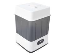 Fockety Stérilisateur et Sèche-Biberon, 5 en 1, Stérilisateur de Biberon électrique à Vapeur avec capacité de 12 Biberons, Lave- Universel pour Tétines, Pièces de Tire-lait (Prise UE)