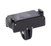 Fockety Support de Caméra d'action, Adaptateur de Charge Pliable Magnétique, Interface de Type C, Trou de Vis de 1/4 Pouce, Pince en Alliage d'aluminium avec Intérieur en Silicone Antidérapant pour