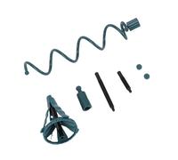 Fockety Support de Cime d'arbre de Noël, Construction en Fer de qualité Supérieure Empêchant l'inclinaison du Stabilisateur de Cime d'arbre, Support Universel avec Fixation Réglable pour