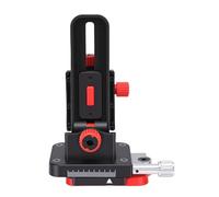 Fockety Support Mural de Niveau, Aspiration Magnétique Forte N35 et Réglage Fin, Support de Niveau 0-12 Mm, de Magnétique avec Réglage d'inclinaison d'angle pour les Niveaux de Points de Ligne,