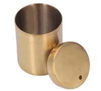 Fockety Support pour Cure-dents en Acier Inoxydable de qualité Commerciale, pour Hôtels, Cafés, Activités Maritimes, Boîte à Cure-dents Résistante aux Chutes (De l'or riche.)