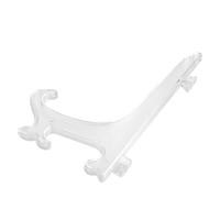 Fockety Supports de Plaques en Plastique Pliable Rack de Support à Vaisselle - Charnières Réglables - Stable Idéal pour la Vaisselle, Paquet en Porcelaine de 10 (17,5 cm)