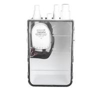 Fockety Système de Pompe de Puisard de Douche Marine 750GPH avec Interrupteur intégré et Clapet Anti-retour pour Boîte de Vidange de Cale de Bateau RV