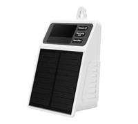 Fockety SystèMe D'Irrigation Goutte-à-Goutte Solaire Automatique, Kit D'Arrosage éTanche Avec Double Option De Charge Et Programmation Personnalisable ; ContrôLeur D'Irrigation Solaire