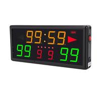 Fockety Tableau de Bord Numérique LED, Gardien de Score Portable avec Minuterie et Télécommande, Tableau de Bord électronique Extérieur alimenté par Batterie pour Baseball, Tennis,