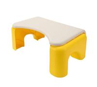 Fockety Tabouret de Toilette à la Turque, Plastique PP, 40,4 x 25 x 16 cm | Rangement compact pour salle de bain, repose-pieds, pour adultes et enfants, facile à nettoyer, marchepied multifonction