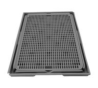 Fockety Tapis de litière pour Chat, Lavable, antidérapant, Facile à Nettoyer, Double Couche, imperméable, Grand Tapis de bac à litière, antidérapant, Accessoires pour Petits Chatons et