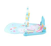 Fockety Tapis d'Éveil, Tapis d'Éveil pour Bébé avec 5 Jouets Détachables pour le Développement Sensoriel et Moteur par étapes, Centre 'actités pour Bébé, du Nouveau-Né Au-Petit-Petit (GREEN)