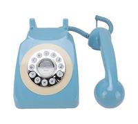 Fockety Téléphone Fixe rétro, téléphone de Bureau Filaire Classique avec Fonction de Rappel, pour la Maison, Le Bureau, l'école, Les Amis et la Famille. Connecteur RJ11 prêt à l'emploi (Blue)
