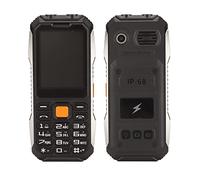 Fockety Téléphone Portable débloqué 2G pour Personnes âgées, téléphone Portable Senior à Gros Boutons, téléphone Portable Simple avec Double Carte Double Veille, Bouton SOS, Volume élevé(Le Noir)