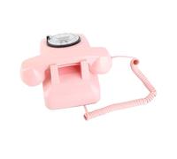 Fockety TéléPhone Rotatif Rétro, TéléPhone Rotatif Vintage des Années 30 avec Sonnerie MÉCANIQUE ET Haut-Parleur, Filaire Rétro pour la Décoration Interieure ET Les Cadeaux