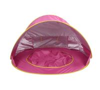 Fockety Tente de Tentative de Plage, Tente de Plage Shelter Solet Pop-up de Pop-up Portable bébé de avec Sacs de Rangement de Piscine pour Extérieur (Pink)