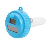 Fockety Thermomètre de Piscine sans Fil, Thermomètre Numérique Solaire avec Thermomètres D'intérieur, Jauge de Température Solaire Flottante étanche pour Piscine, Spa, Aquarium,