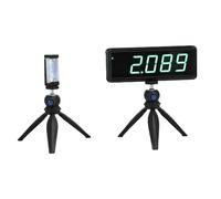 Fockety Timer de Sprints sans Fil, Horloge de Course de Race à Piles à Batterie Corloge de Course Infrarouge pour la Course de Moto à la Vitesse de Vélo électronique