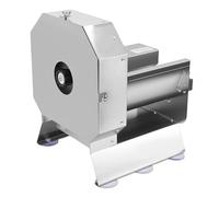 Fockety Trancheuse électrique pour Légumes, coupee-fruits Professionnel en Acier Inoxydable, Trancheuse Alimentaire avec Modes Manuels et épaisseur Réglable de 0 à 12 Mm (Prise UE 100-240V)