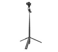 Fockety Trépied Extensible pour Perche à Selfie, 20 Angles Réglables, Rotatif, Portable, Trépied de Voyage, Support Multifonctionnel pour Téléphone Portable, pour Voyages, Réunions de