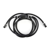 Fockety Tuyau de Conduite de Carburant de, Double Clapet Anti-Retour Résistant au Gaz Noir pour Moteurs Hors-Bord/Johnson/OMC, adapté pour Johnson//OMC Tuyau de Connecteur D'ampoule D'amorçage de