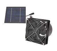 Fockety Ventilateur d'extraction à Énergie Solaire - Panneau 50W avec Haute Vitesse pour Serre, Poulailler, Hangar, Garage