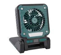Fockety Ventilateur Solaire, 3 Vitesses de Vent, 5 Modes d'éclairage, Ventilateur de Camping Portable avec lumière, Ventilateurs Rechargeable fonctionnant sur Batterie 4000Mah