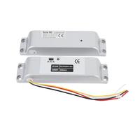 Fockety Verrouillage du Boulon à Goutte électrique, DC12 24V Mode NC Échec Échec de la Mortaise électrique Lock avec Délai, Bouchon Impartial électrique Verrouillage de Porte étroite,