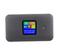 Fockety WiFi Portable, 4G 4G CAT7 2,4G / 5.8g Dual Band Wireless WiFi Router, Pocket Mobile Hotspot Prend en Charge 10 Appareils, 3000mAh Travel Hotspot Network Router pour Tablette,