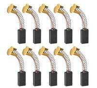FOCMKEAS Lot de 10 balais de charbon de rechange pour moteur électrique, 22 mm x 9 mm x 3,5 mm, pour meuleuses d'angle, perceuses, scies à onglets, moteurs électriques, brosses de rechange