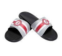 FOCO Alabama Crimson Tide NCAA Mens Stripe Mens Legacy Sport Slide - L
