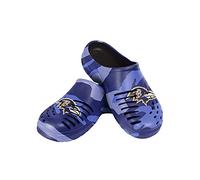 FOCO Baltimore Ravens NFL Sabots pour Homme Camouflage Ton sur Ton - L