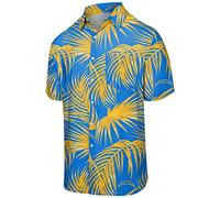 FOCO Chemise à Manches Courtes pour Homme Motif Floral Baltima raiens SMU à Boutons Fleuris Taille L, Homme, TSNFSMUFLRLBTULACXL, La Chargers, XL
