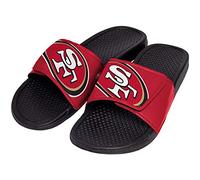 FOCO Claquettes avec Grand San Francisco 49ers Cropped Big Logo Slide-Homme-XL, X-Large