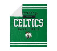 FOCO Couverture Polaire Sherpa Boston Celtics NBA - 152,4 x 177,8 cm