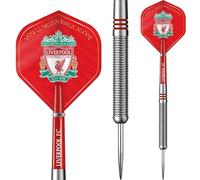 FOCO D1414 Jeu de fléchettes Liverpool Football Club 90 % tungstène avec pointe en acier 24 g