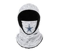 FOCO Dallas Cowboys NFL Heather Grey Big Logo Hooded Gaiter