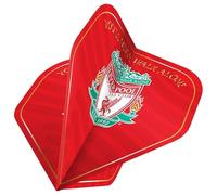 FOCO F3920 Lot de 3 ailettes de fléchettes sous licence officielle Liverpool Football Club The Reds FC 100 microns
