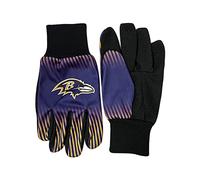 FOCO Gants de travail NFL pour adulte (Baltimore Ravens)