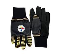 FOCO Gants de travail NFL pour adulte (Pittsburgh Steelers)