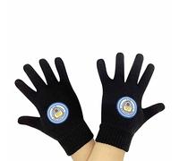Manchester City F.C. - Gants tricotés (Taille unique) (Noir)