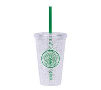 FOCO Gobelet de congélation sous licence officielle Celtic FC 450 ml avec paille