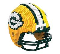 FOCO Green Bay Packers NFL 3D BRXLZ Puzzle Réplique de casque Taille unique