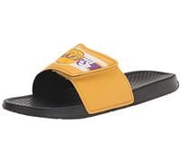 FOCO Homme Team Logo Sandales Los Angeles Lakers NBA Sport Slide-L, Noir Legacy Stripe, 11-12