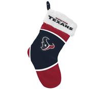 Foco Houston Texans NFL Stocking Christmas - Stockage de vacances en edition limitee en peluche - Montrez votre esprit avec des decorations de fa