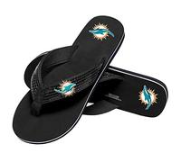 FOCO Houston Texans Tongs à paillettes pour femme Taille S Large Miami Dolphins