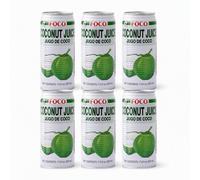 FOCO Jus de Coco - 520 ml (Lot de 6)