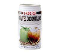 Foco Jus de noix de coco torréfié avec pulpe, 350 ml