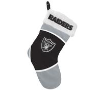 Foco Las Vegas Raiders NFL Christmas Stocking - Basage de vacances en edition limitee en peluche - Montrez votre esprit avec des decorations de f
