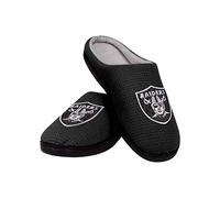 FOCO Las Vegas Raiders NFL Claquettes en mousse à mémoire de forme pour homme