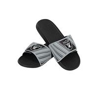 FOCO Las Vegas Raiders NFL Mens Legacy Sport Slide, Black, 11-12