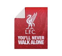 Liverpool FC EPL Slogan Sherpa Plush Couverture