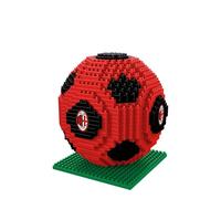 FOCO Lot de 12 briques BRXLZ sous licence officielle AC Milan BRXLZ Football 3D