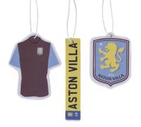 FOCO Lot de 3 désodorisants sous licence officielle Aston Villa FC
